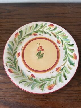 Gail Pittman Pottery Southern Living Sienna Dinner Plate Handpainted